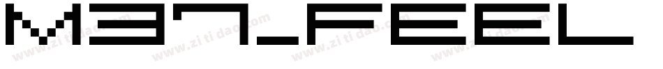 M37_FEEL THE BIT字体转换